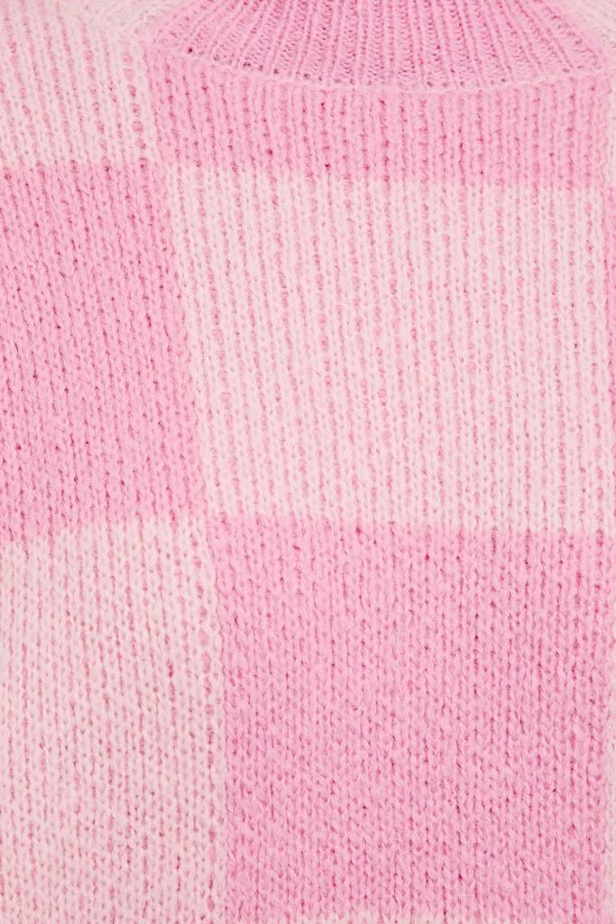 Stine Goya Adonis checked jacquard-knit turtleneck sweater 4