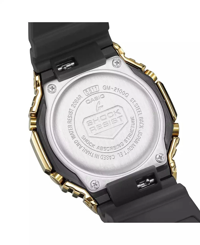 G-Shock Men's Black Resin Strap Watch 44.4mm GM2100G-1A9 4