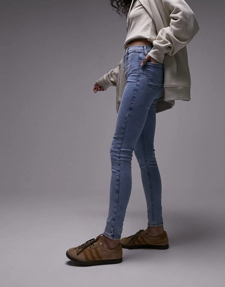 Topshop Topshop high rise Joni jeans in bleach 4