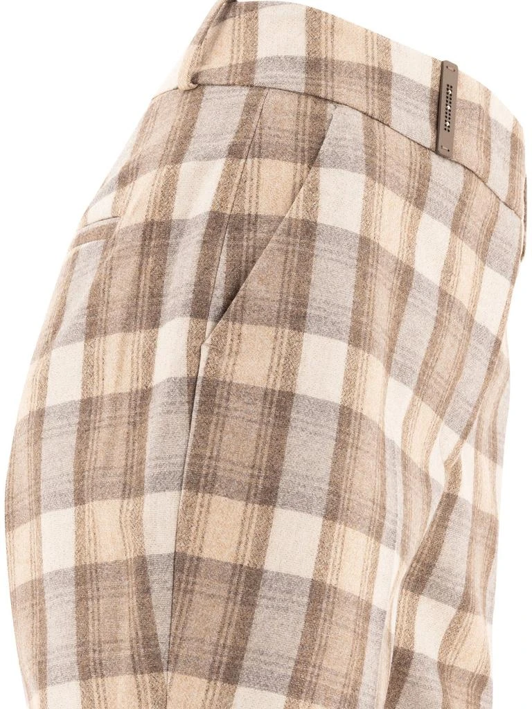 Peserico Peserico Plaid Tapered Pants 3