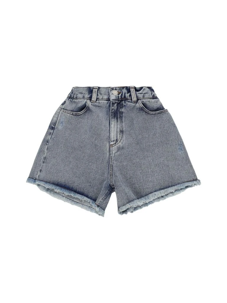 THE NEW SOCIETY Cotton Denim Shorts 1