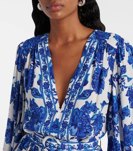Alexandra Miro Poppy floral beach dress 4