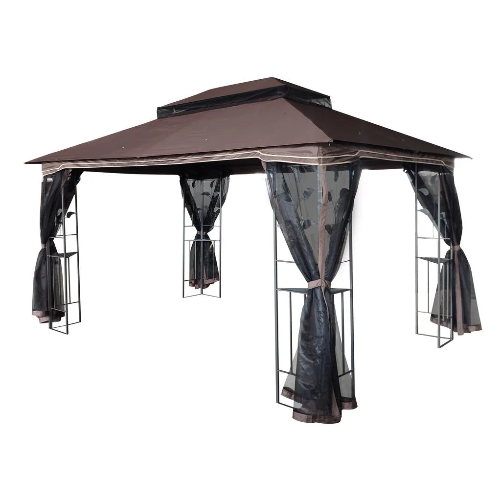 Streamdale Furniture Streamdale 13 X 10 Outdoor Patio Gazebo Canopy Tent With Ventilated Double 5