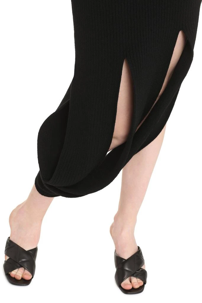 Bottega Veneta Bottega Veneta Asymmetric Knitted Dress 6