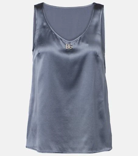 Dolce 
Gabbana Silk-blend top 1