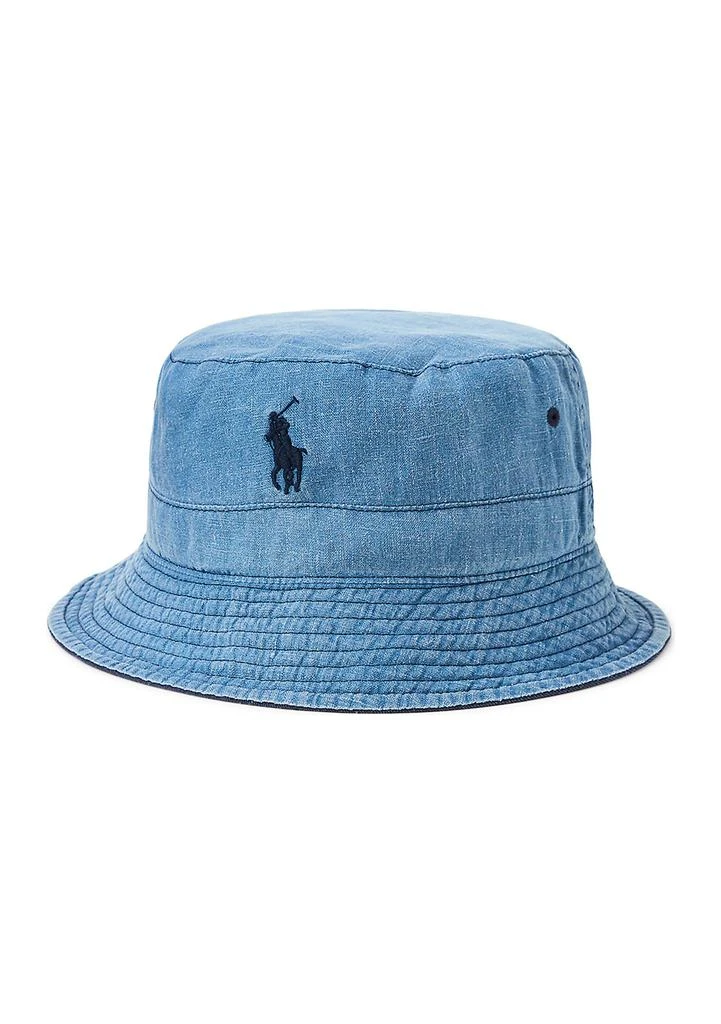 Ralph Lauren Reversible Cotton and Linen Bucket Hat 2