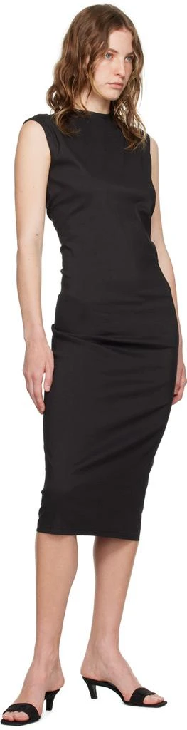 ISSEY MIYAKE Black Membrane Midi Dress 4