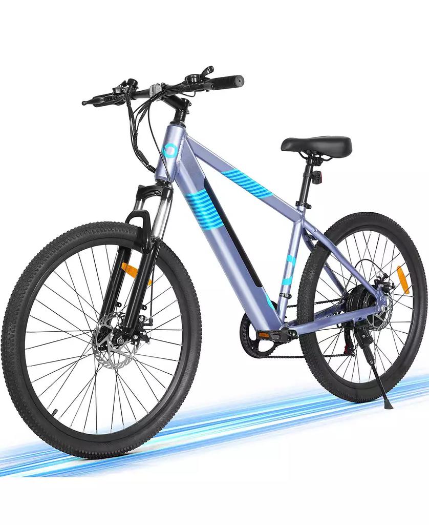 Everyfun 350W Electric Bike 26" Electric Mountain Bike for Adults, 36V Built-in Hidden Removable Battery with Shimano 7 Speed City Commuter Bike for Man Woman