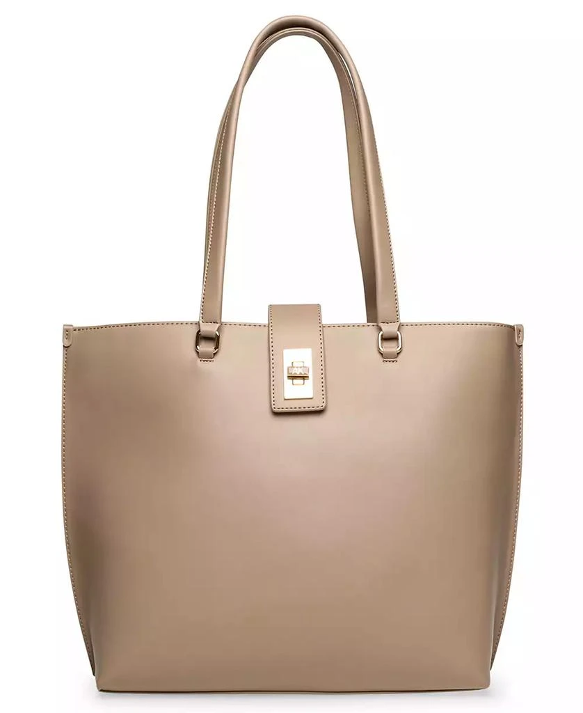 Anne Klein Women's Enamel Turn Lock Tote Bag 1