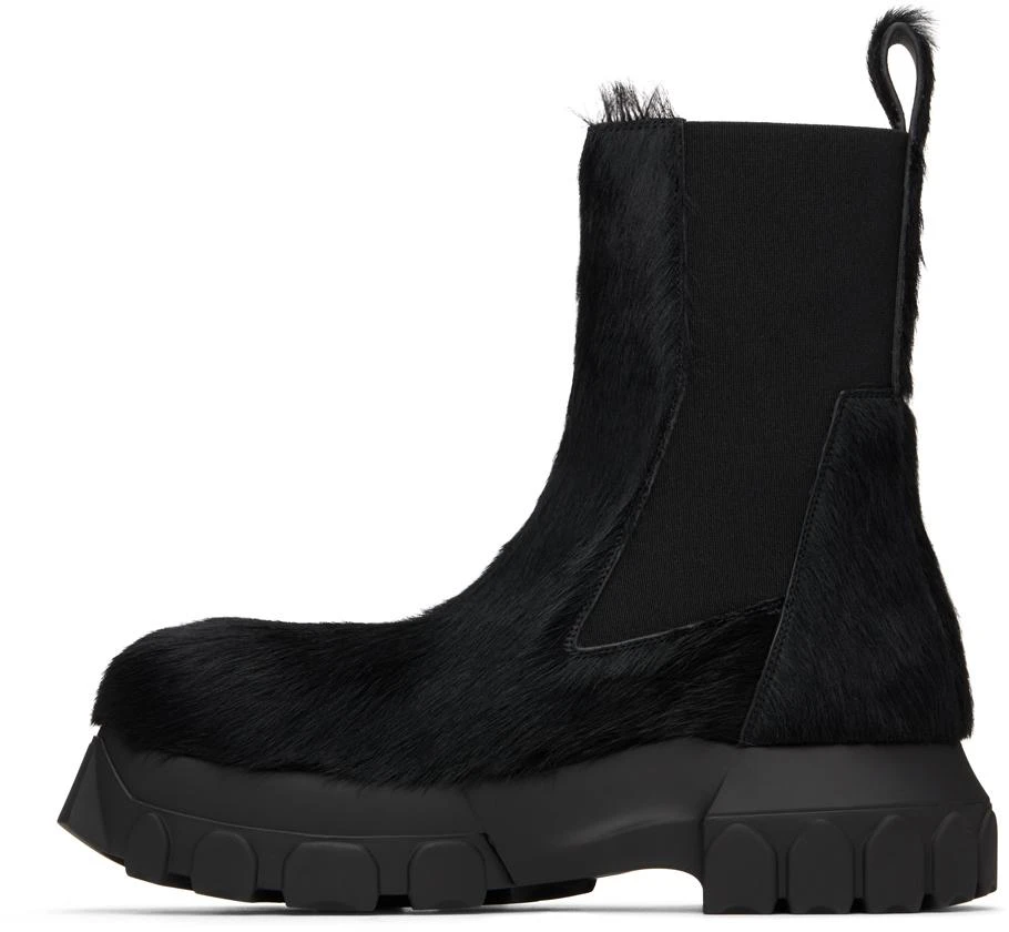 Rick Owens Black Porterville Beatle Bozo Tractor Chelsea Boots 3