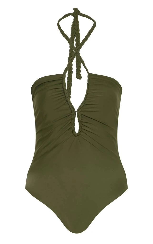 Juan de Dios Saint Tropez One Piece Swimsuit In Western Green 2
