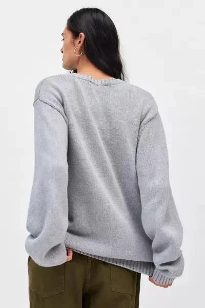 Urban Renewal ReMADE By UO 1995 Denim Patch Sweater 4