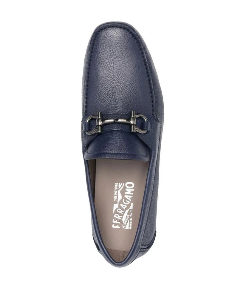 Salvatore Ferragamo Salvatore Ferragamo Gancini Leather Drivers 3