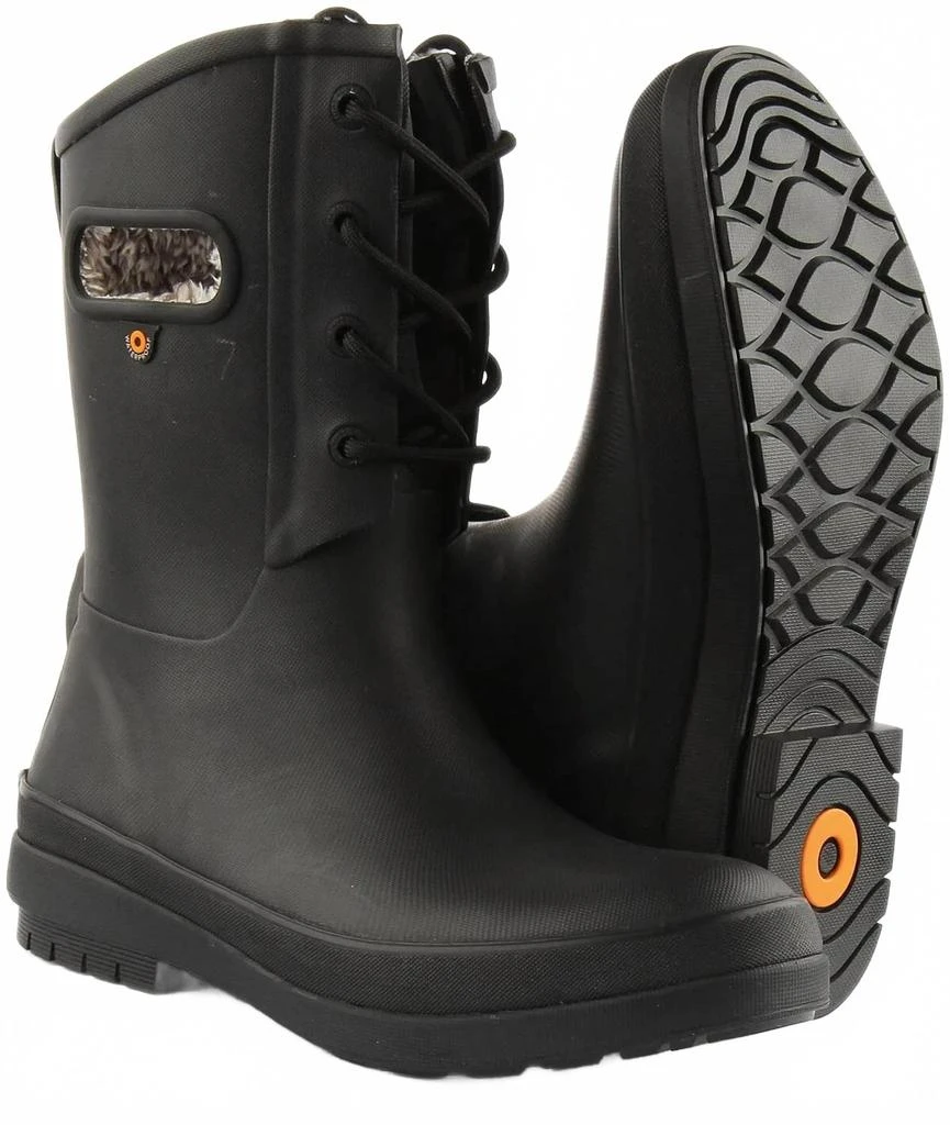 Bogs Women's Plush Lined Amanda Boots In Black 4