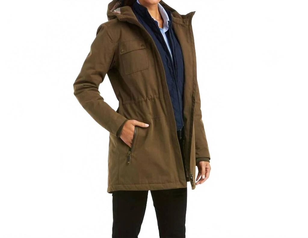 Ariat Women
s Argentium Insulated Waterproof Parka Jacket In Earth