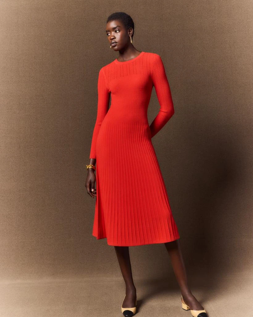 VERONICA BEARD Nami Knit Midi Dress 2