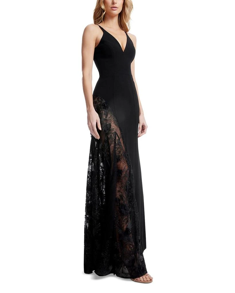 Dress The Population Gianna Lace Inset Gown 3