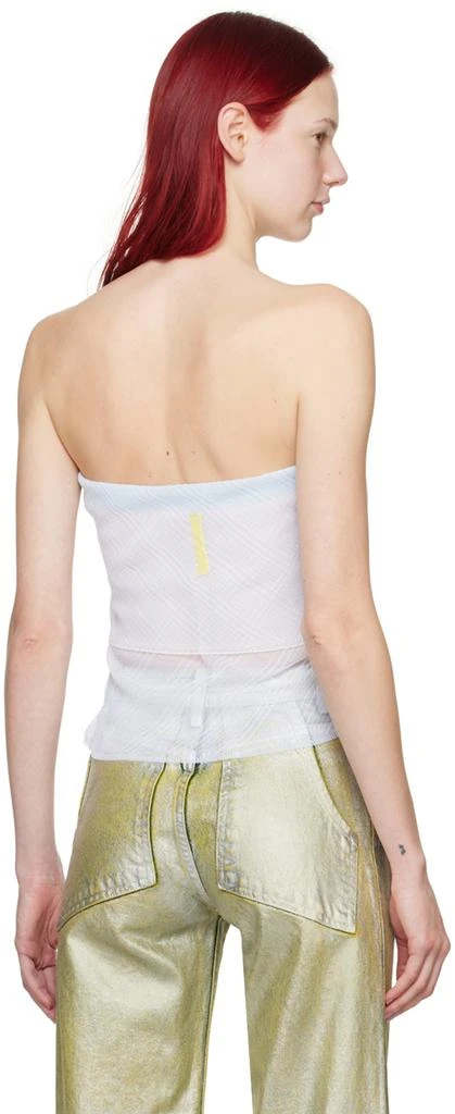 Eckhaus Latta Blue & White Alto Tube Top 3