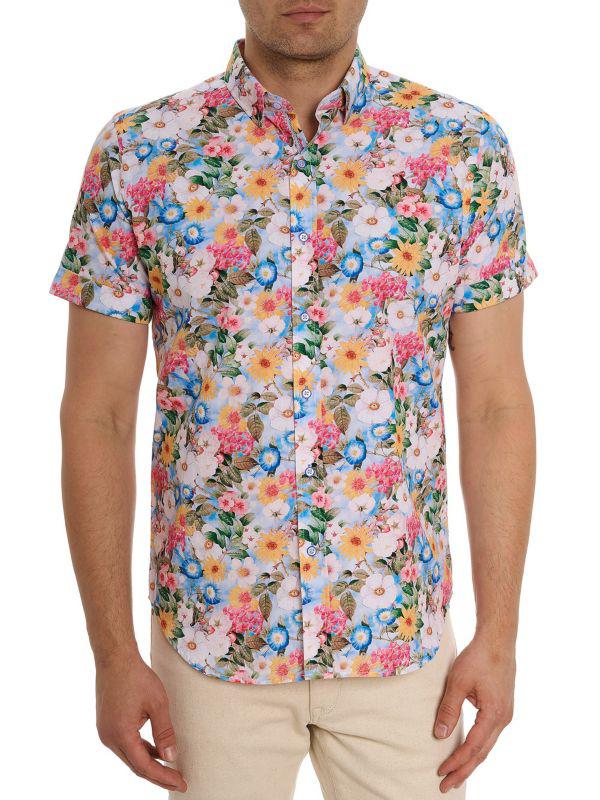 Robert Graham Taton Floral Cotton Shirt