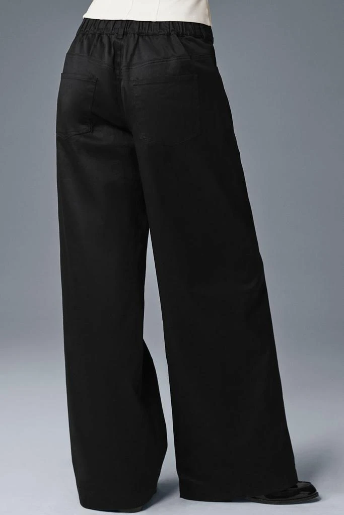 Alo Wanderlust Wide Leg Trouser - Black 4