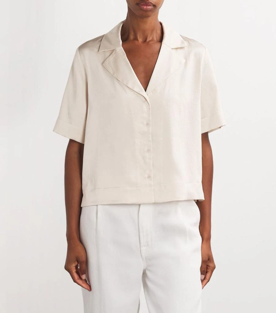 Claudie Pierlot Satin Bowling Shirt 3