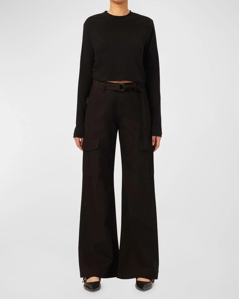 DL1961 Zoie Wide-Leg Relaxed Vintage Cargo Jeans 2