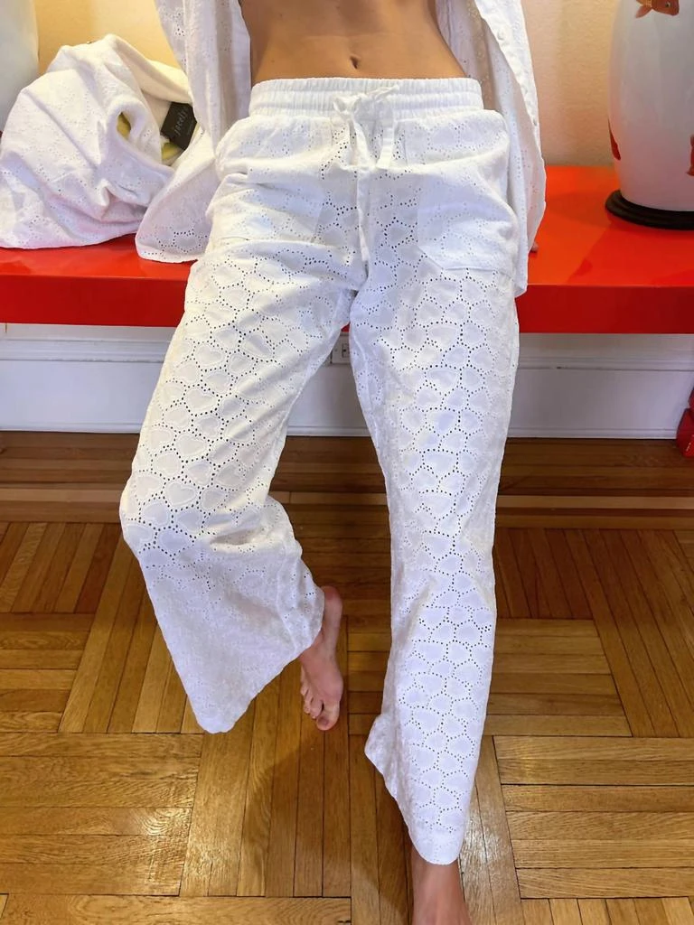 Jocelyn Jocelyn - Cotton Eyelet Pants 2
