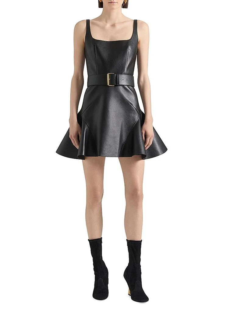 Givenchy Mini Straps Dress in Leather 5