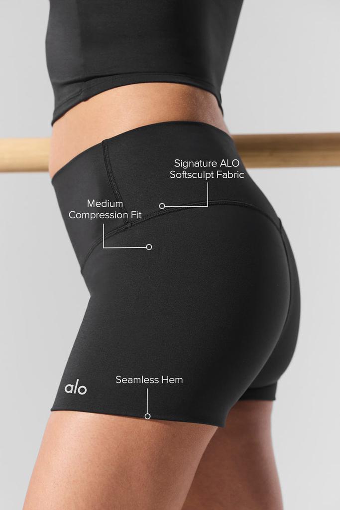Alo 3" ALO Softsculpt High-Waist Precision Short - Green Olive