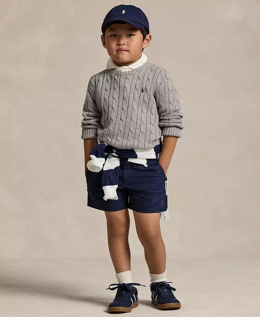 Ralph Lauren Toddler and Little Boys Cable-Knit Cotton Sweater