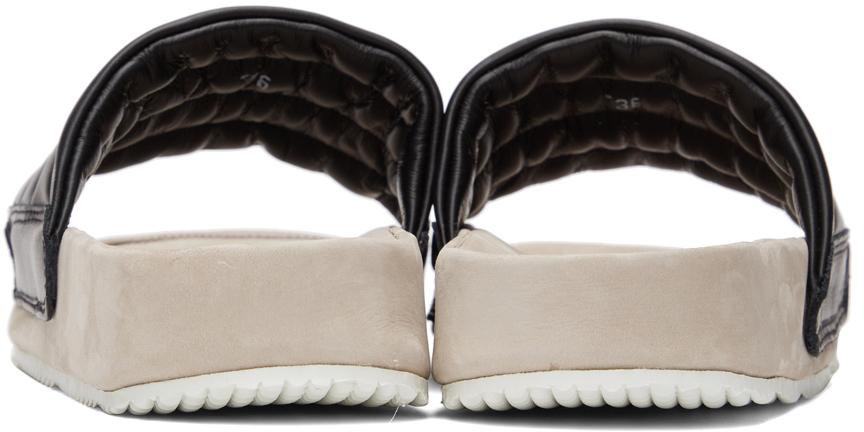 Spalwart Black Pause Puff Sandals