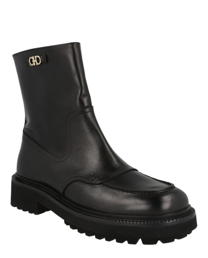 Salvatore Ferragamo Oreste Leather Bootie 2