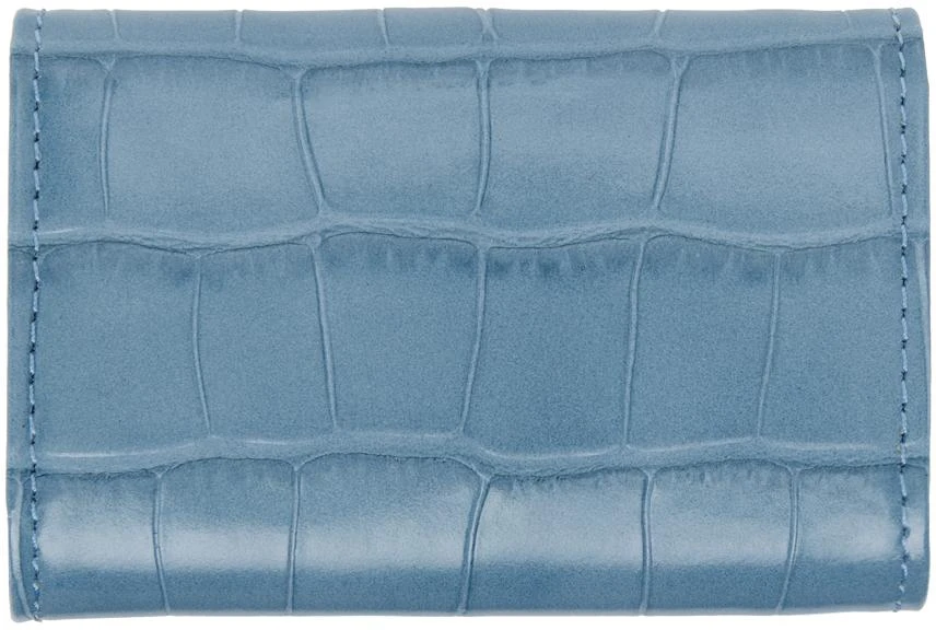 Vivienne Westwood Blue Crocodile Envelope Wallet 2