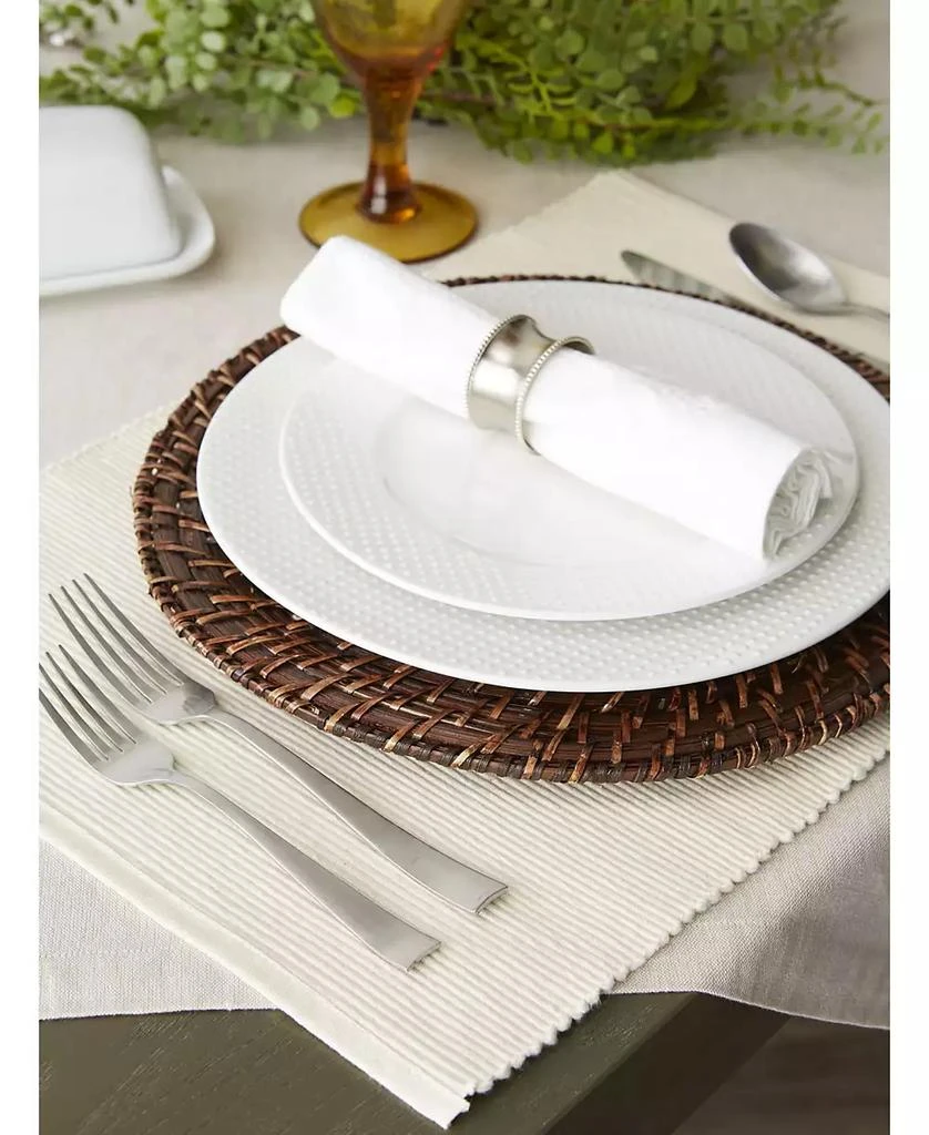 Design Imports Ribbed Placemat, Set of 6 5