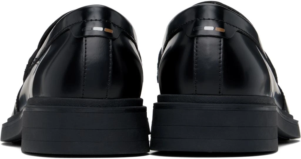Hugo Boss Black Leather Penny Loafers 2