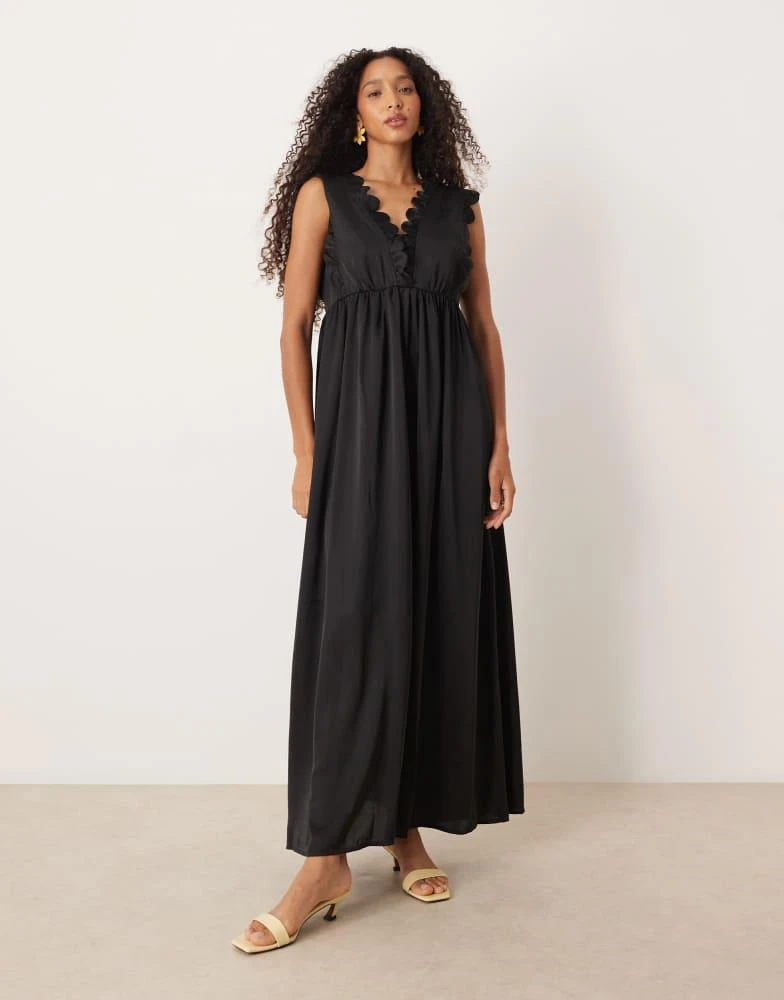 black tulle dress midi Maria Tulle Midi