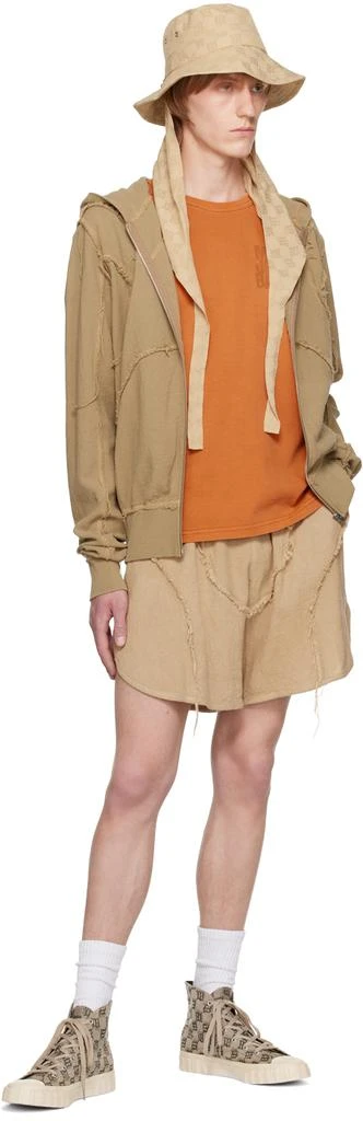 Misbhv Beige Jordan Barrett Edition Boxing Shorts 4