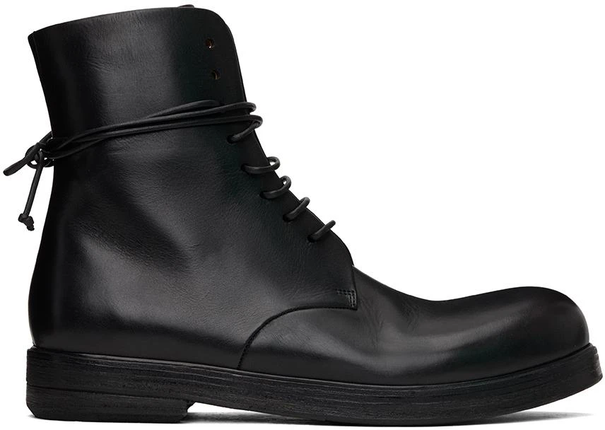 Marsèll Black Zucca Zeppa Lace Up Ankle Boots 1