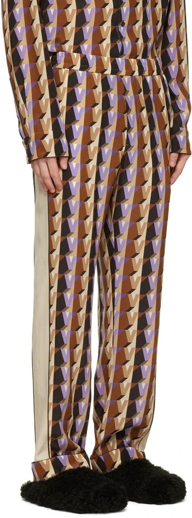 Valentino Multicolor 'V' Pyjama Pants 2
