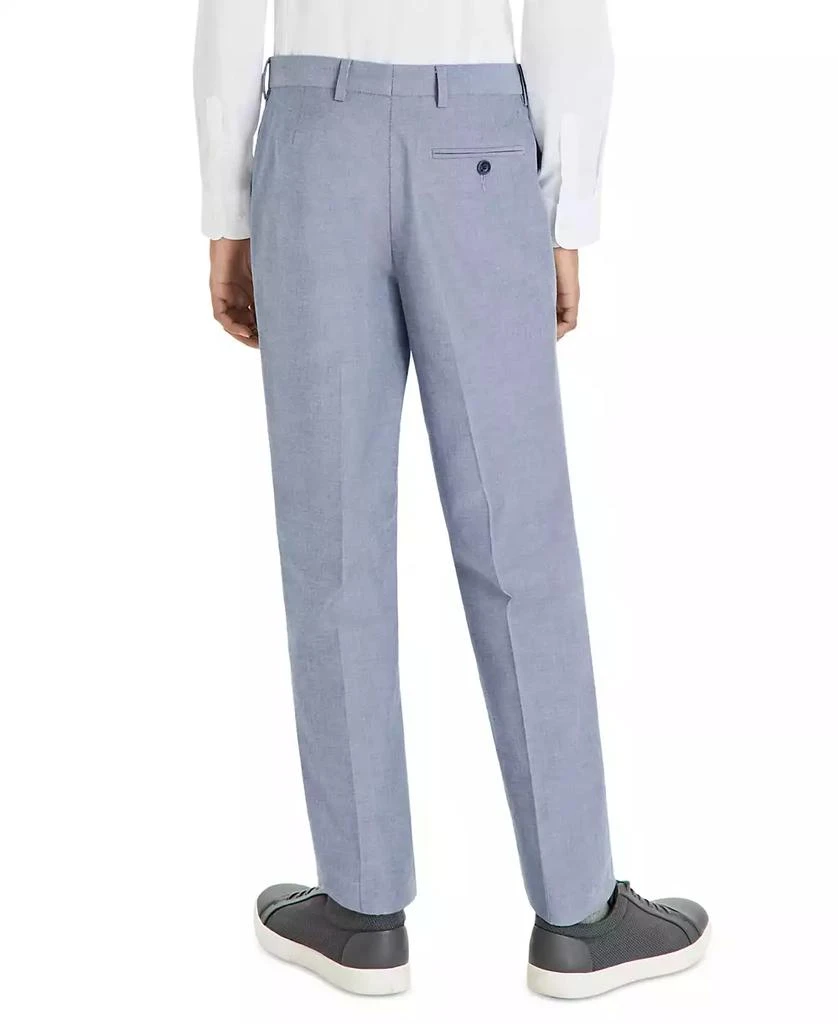 Michael Kors Big Boys Chambray Classic-Fit Stretch Dress Pants 2