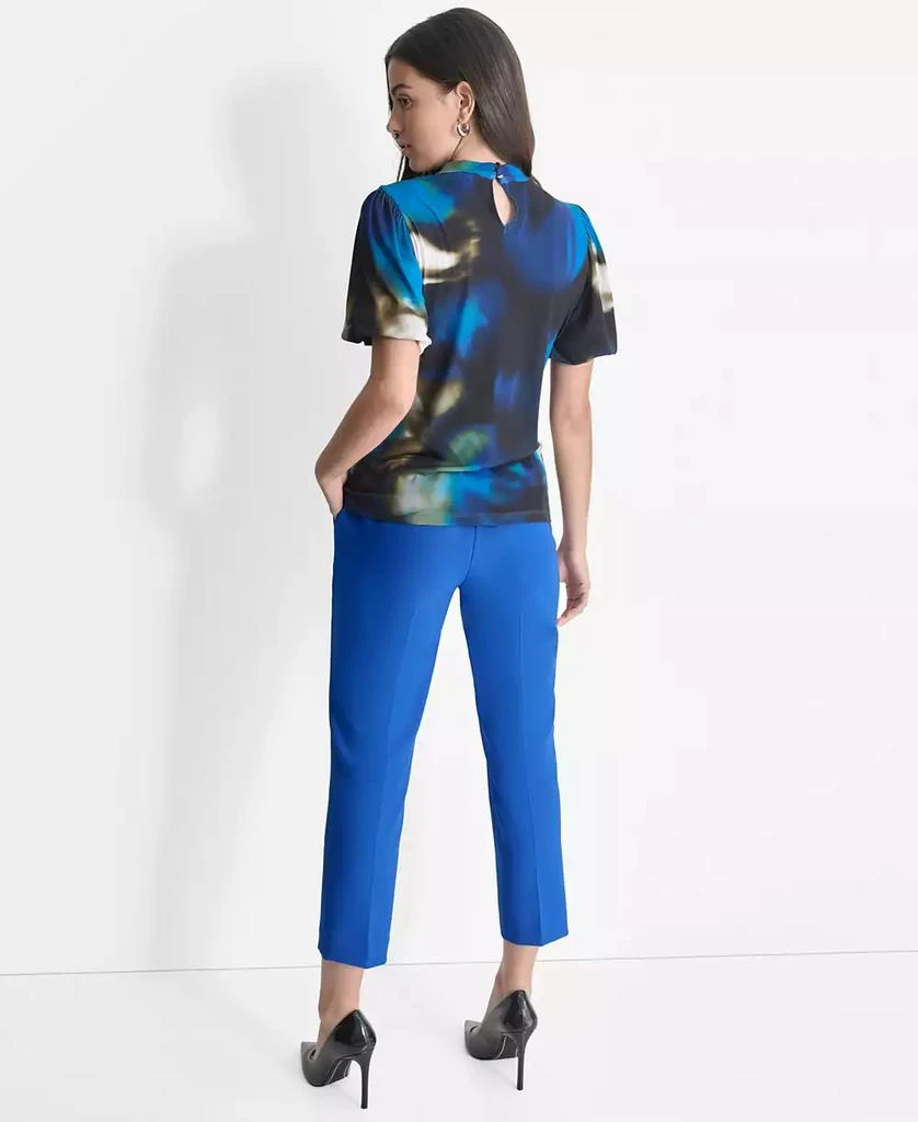 DKNY Women's Short-Sleeve Twist-Neck Blouse 2