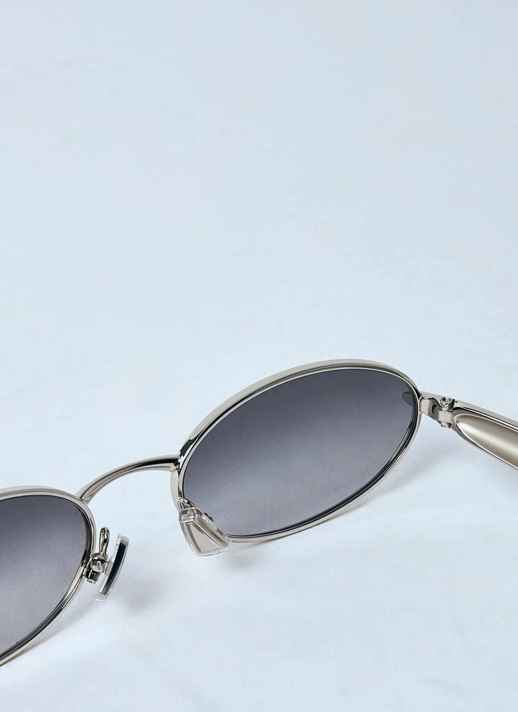Bottega Veneta Sardine Oval Sunglasses 4