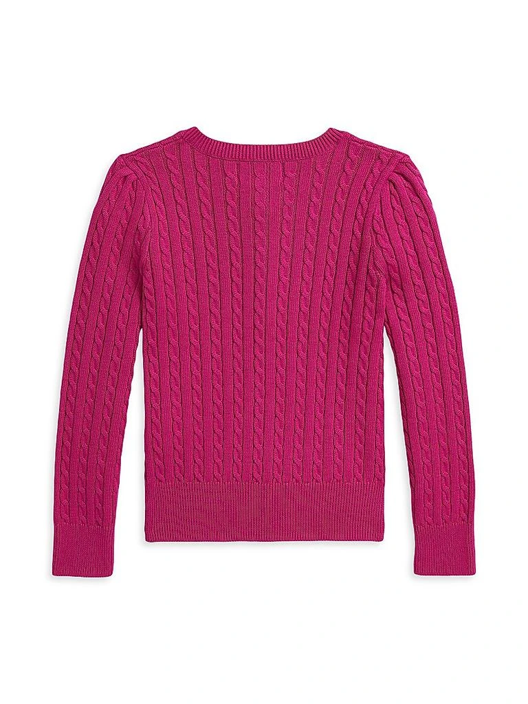 Ralph Lauren Little Girl
s 
Girl
s Mini Cable-Knit Cardigan 3