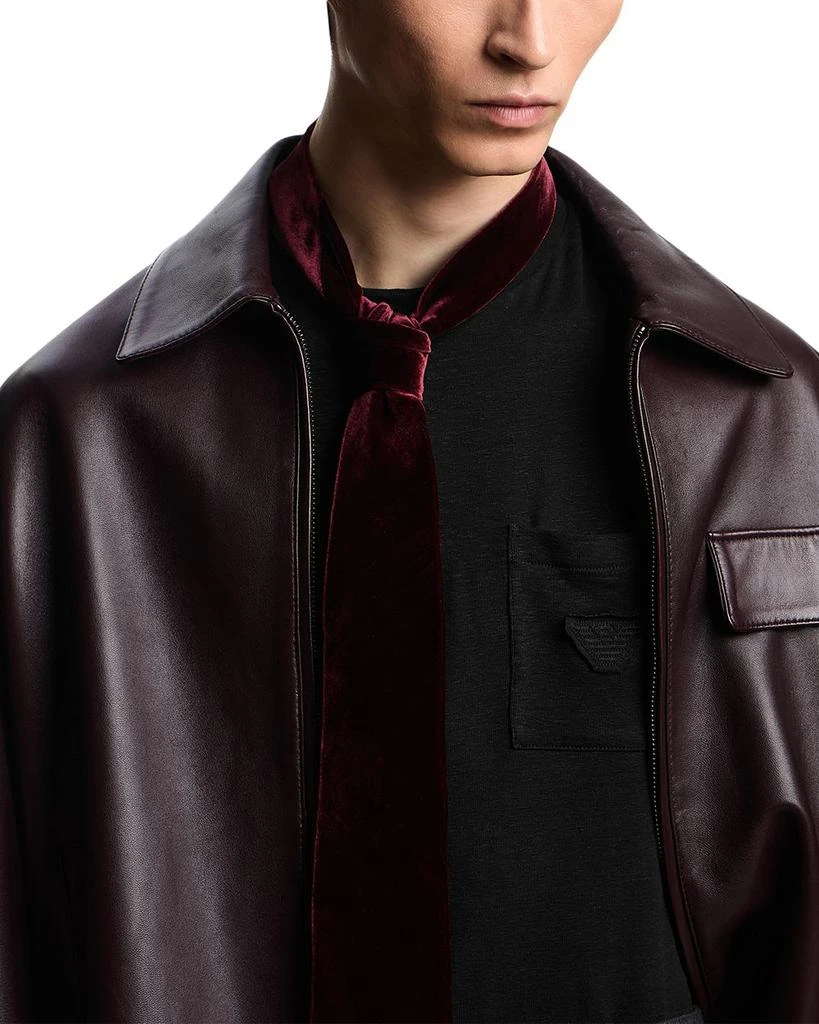 Emporio Armani Lightweight Linen Blend Tee 4