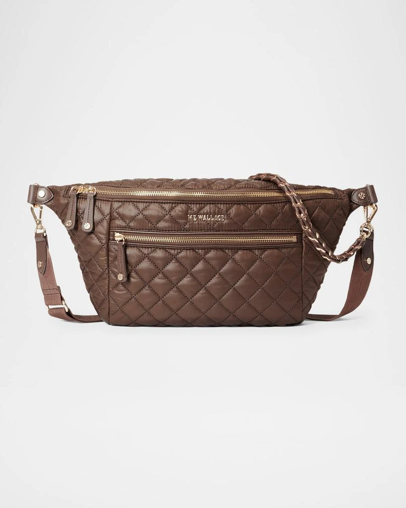 MZ Wallace Crosby Quilted Nylon Sling Crossbody Bag 1