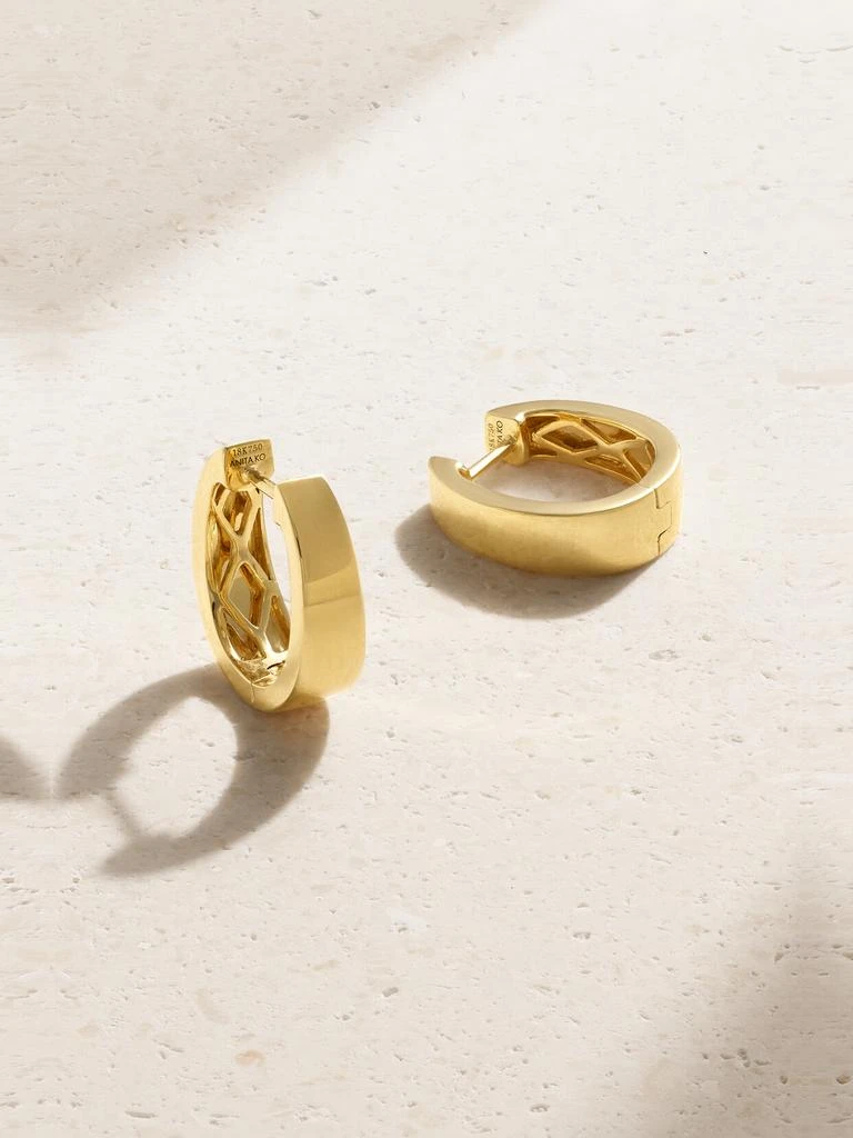 Anita Ko Small Meryl 18k 黄金耳环 1