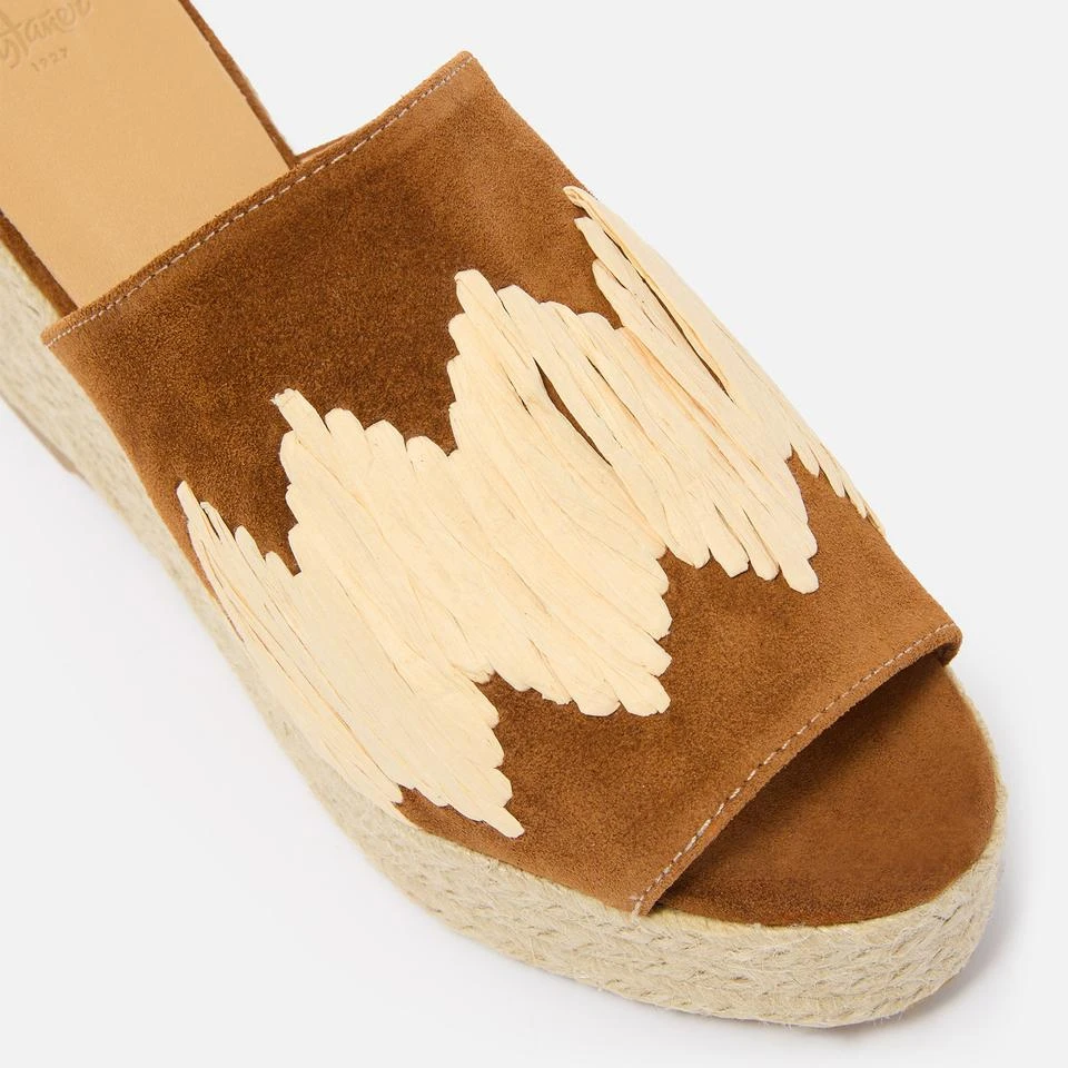 CASTAÑER CASTAÑER WOMEN'S ELEO SUEDE FLATFORM MULES 3