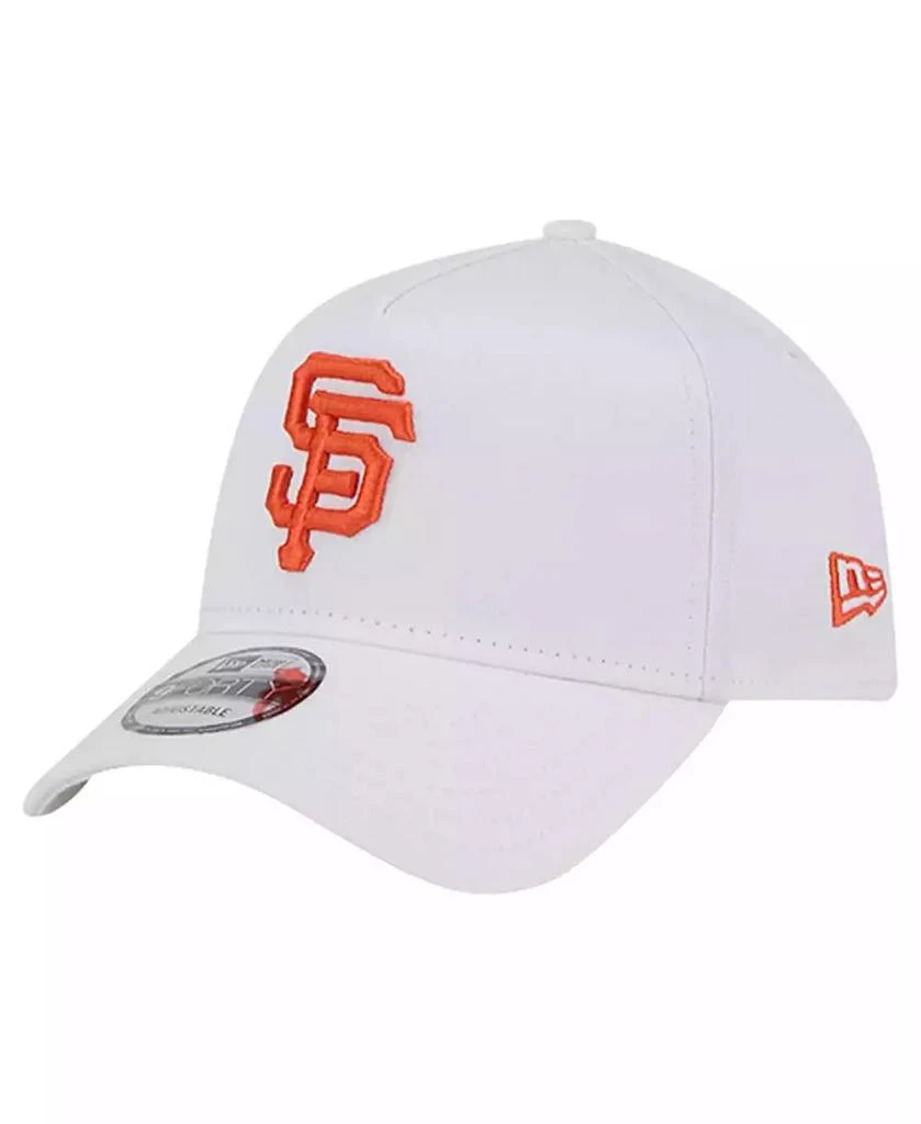 New Era Men's White San Francisco Giants TC A-Frame 9FORTY Adjustable Hat 1
