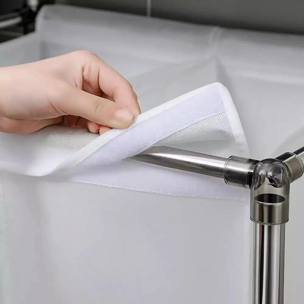 Streamdale Furniture 2-Tier Laundry Basket with 4 Removable Bags, Easy Move 8