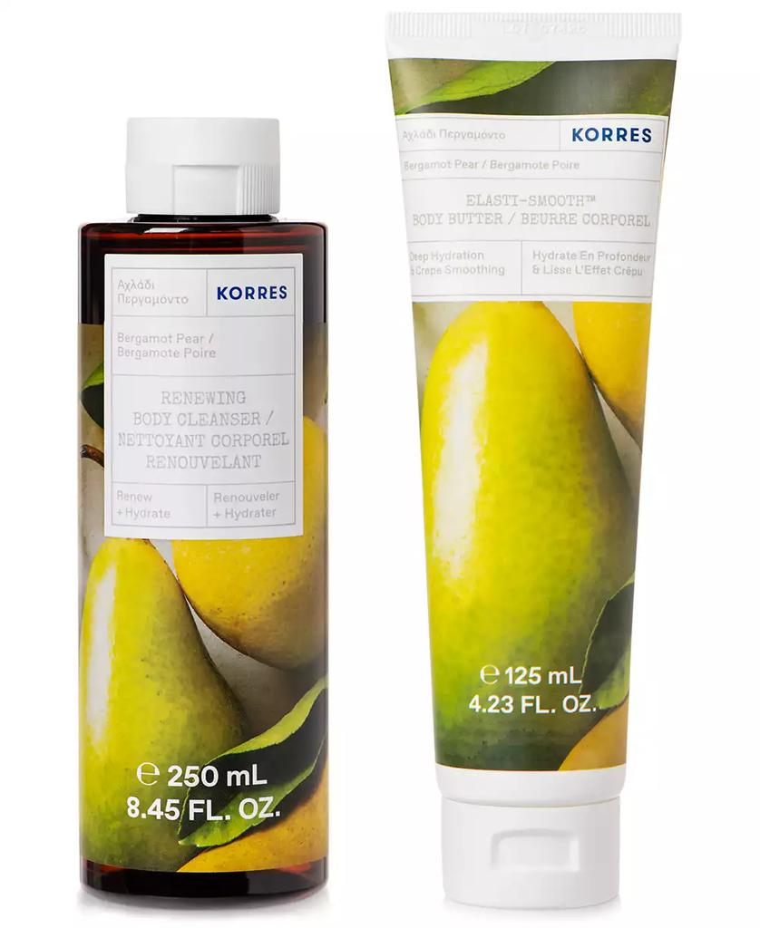 KORRES Bergamot Pear Renewing Body Cleanser, 8.45-oz.
